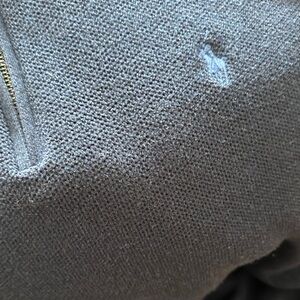 SOLD SOLD 
Men's NAVY BLUE Half-Zip Sweater